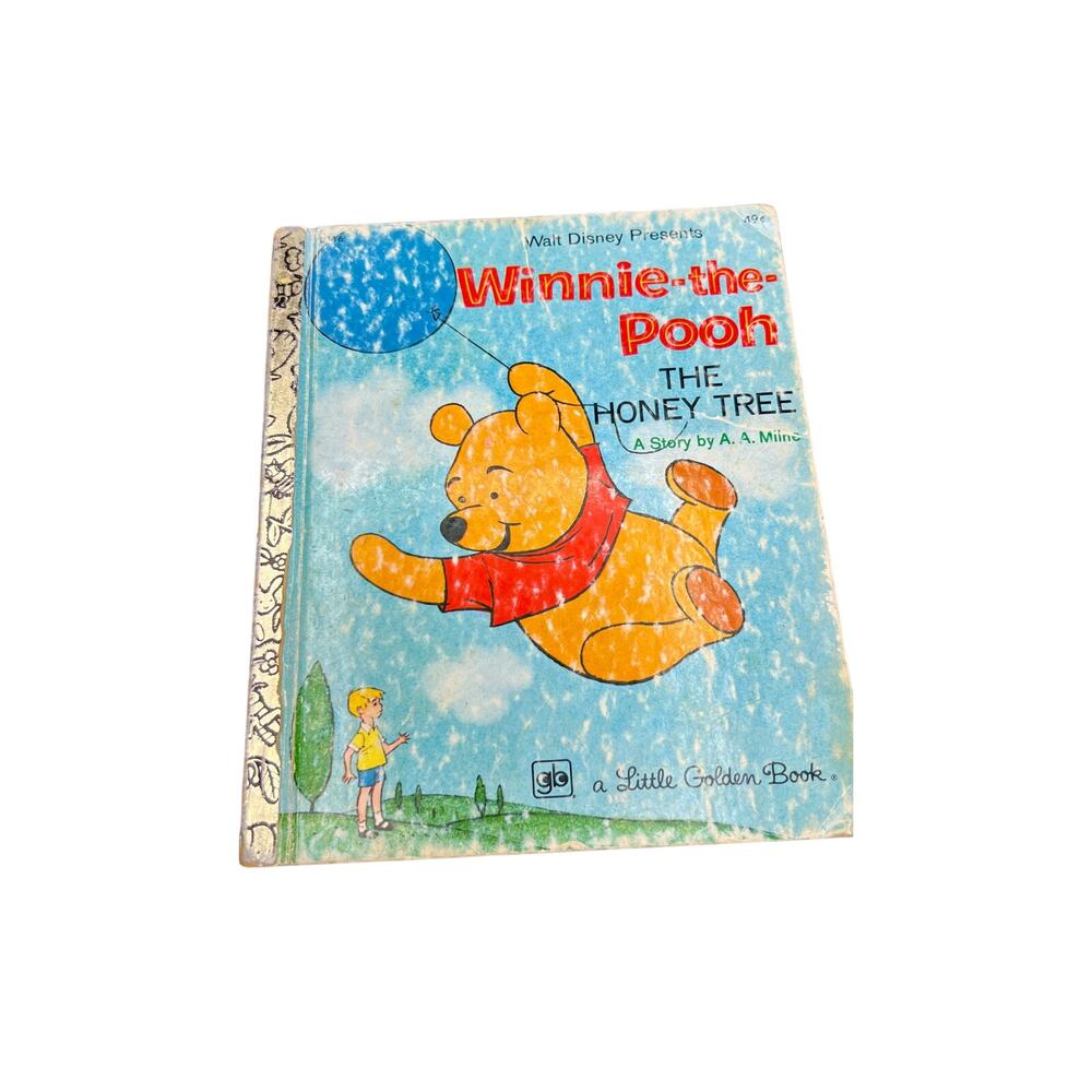 🐻Vintage Little Golden Book Winnie the Pooh The Honey Tree Classic Disney Story